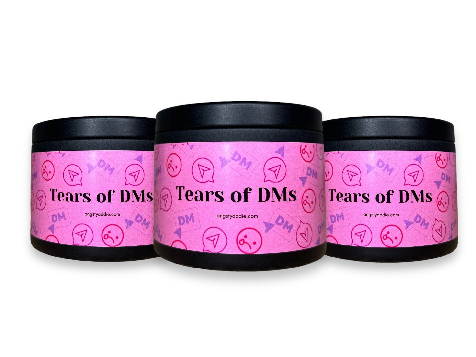 Tears of DMs candle by Angsty Addie