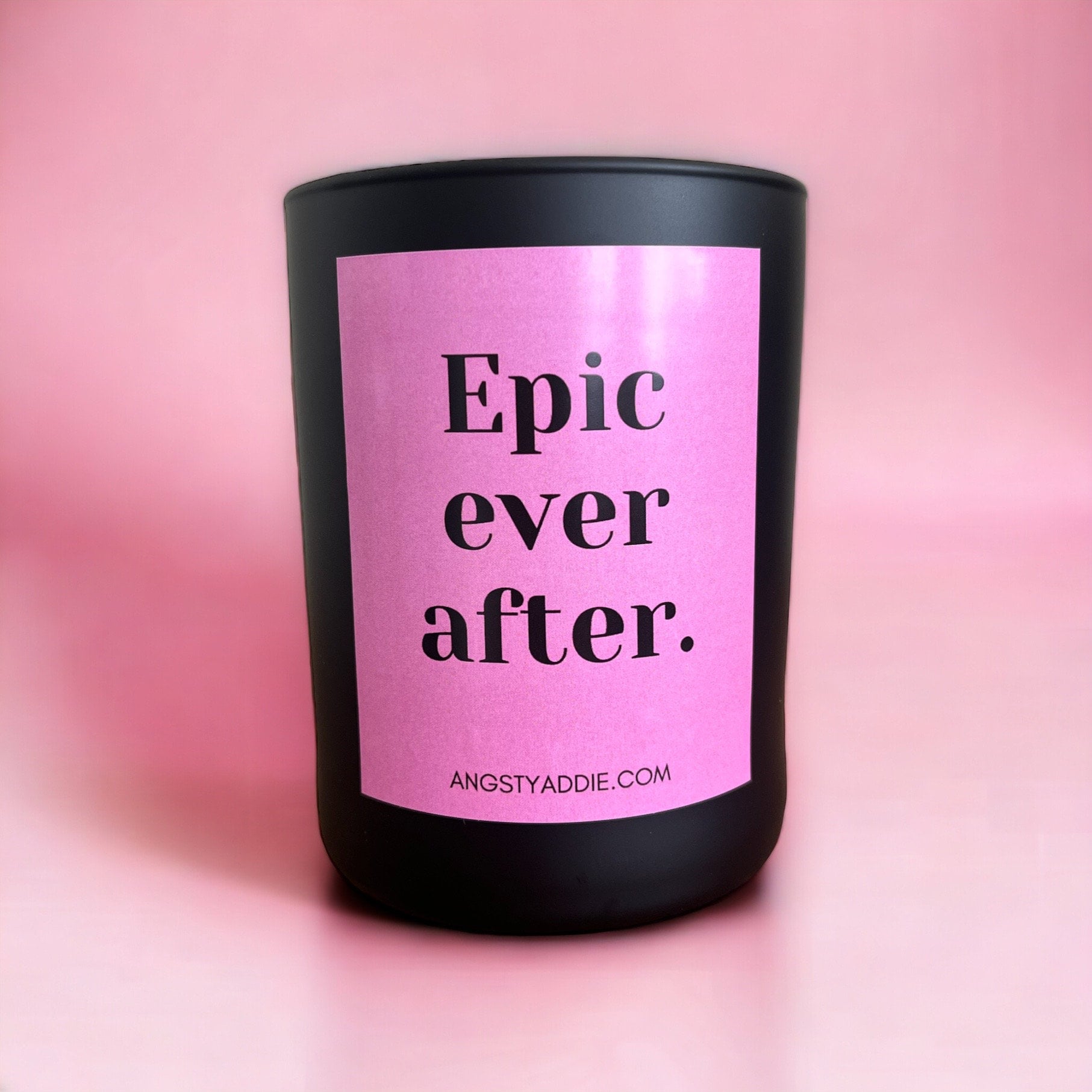 Epic Ever After bridal candle by Angsty Addie