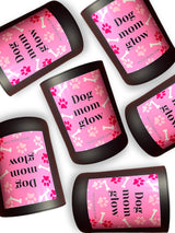 Dog Mom Glow candle by Angsty Addie