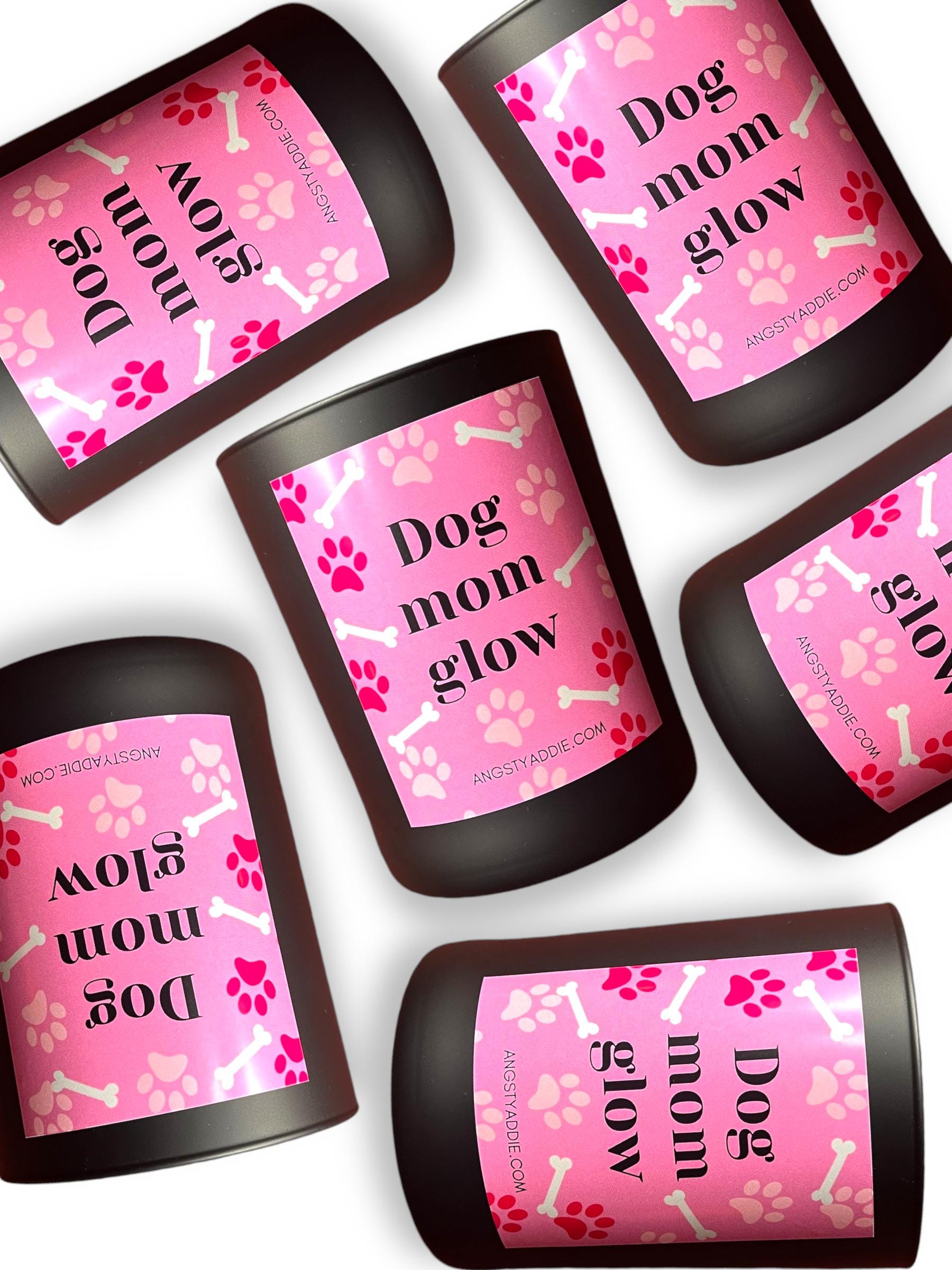Dog Mom Glow candle by Angsty Addie