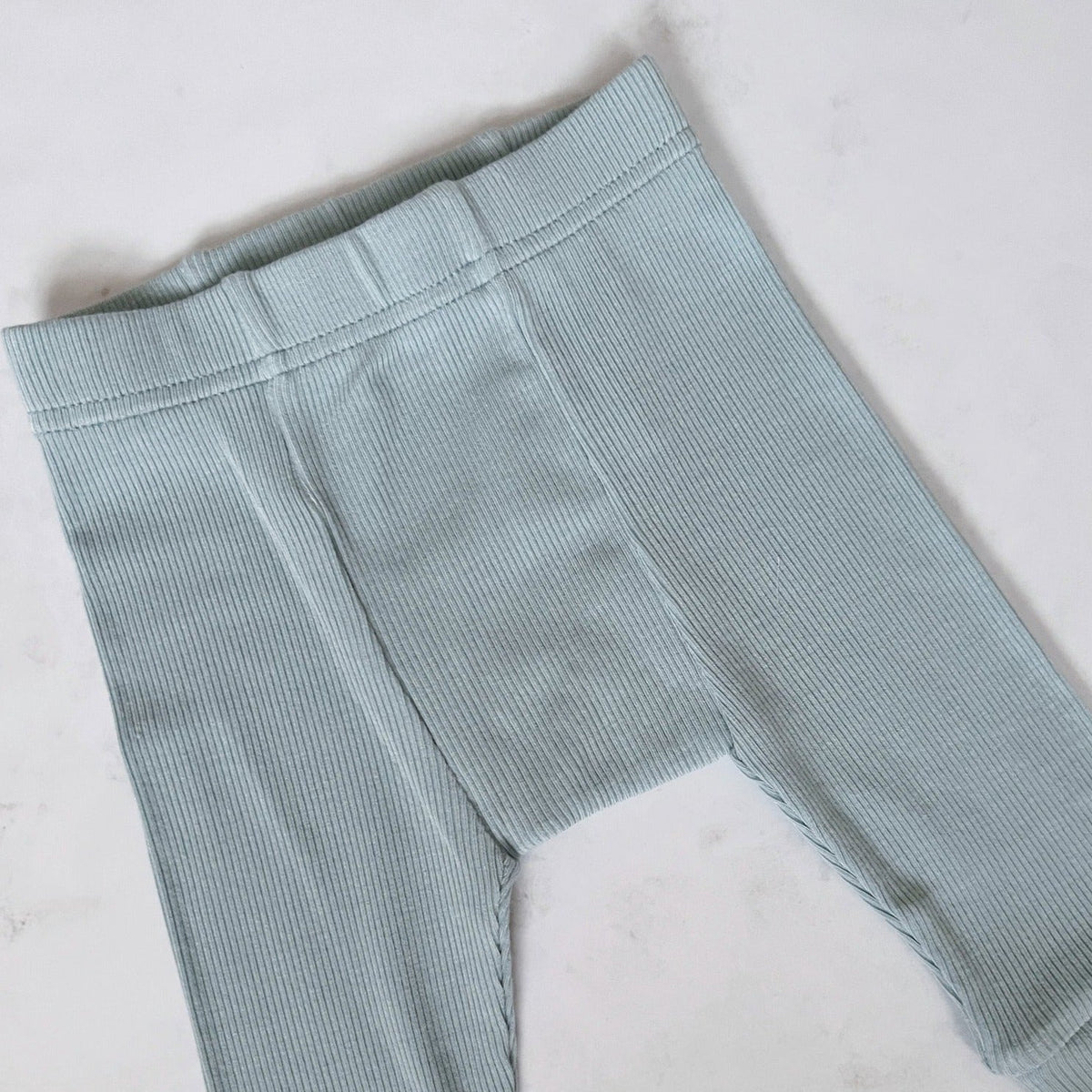 Ribbed Modal Pant - Sky