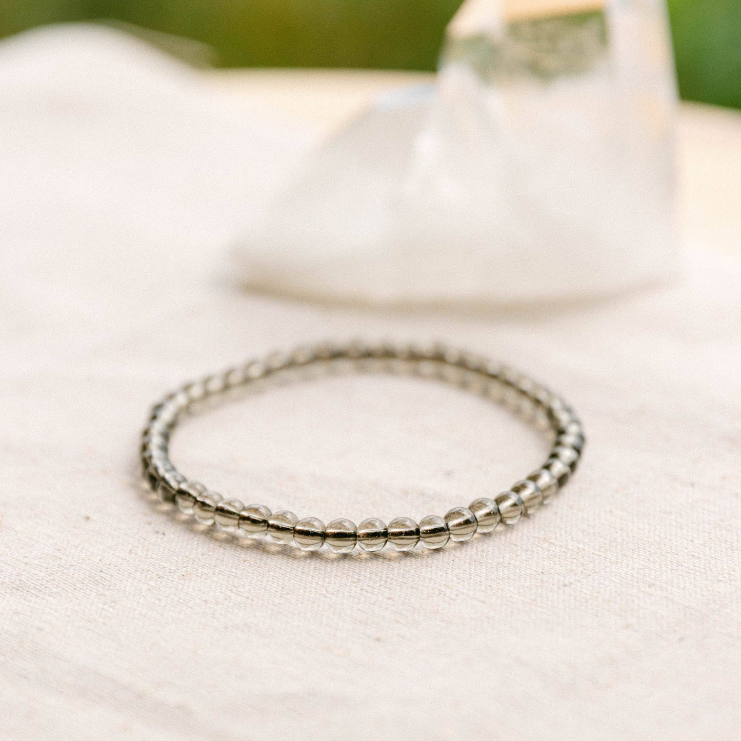 Smoky Quartz Energy Bracelet by Tiny Rituals