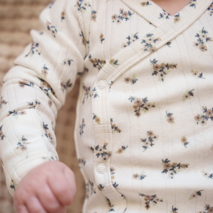 Recycled Kimono Bodysuit