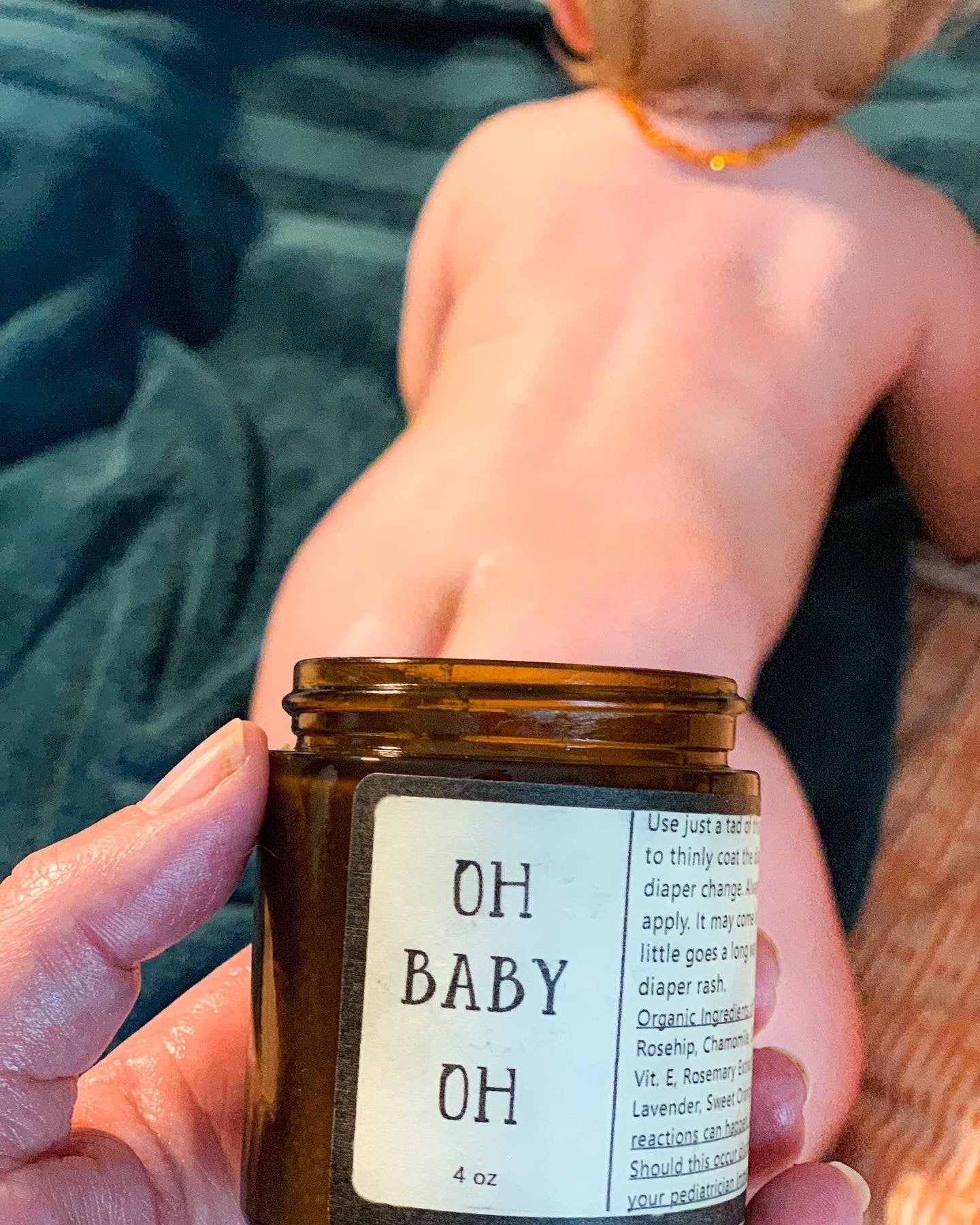 Oh Baby Oh! " What a bum!" Organic Diaper Balm - to help soothe any bottom (including adults)