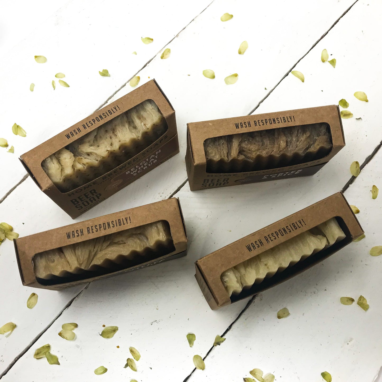 4 pack of Beer Soap - Beer Gifts by Home Brewed Soaps