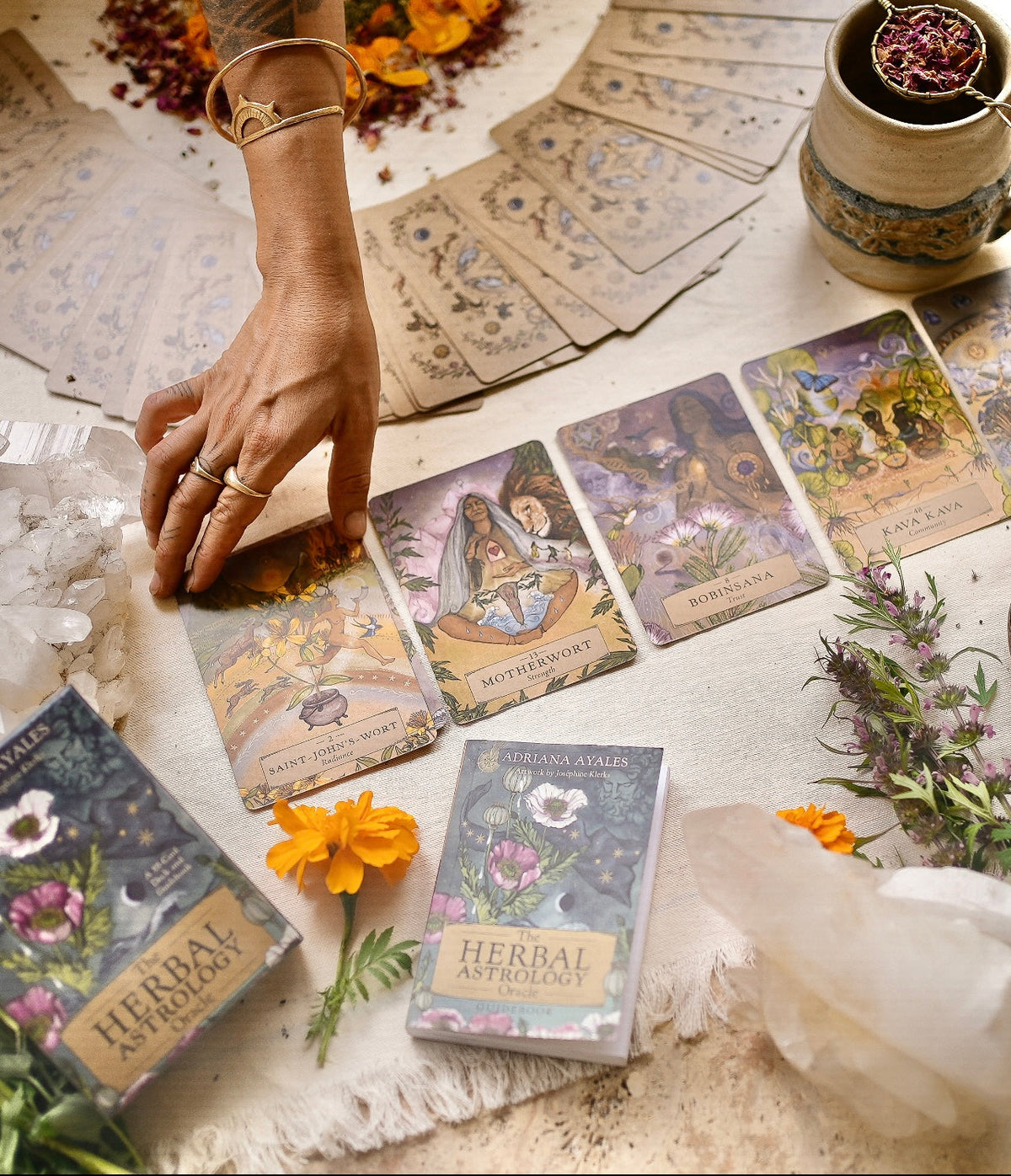 HERBAL ASTROLOGY Oracle | 55-Card Deck + Guidebook