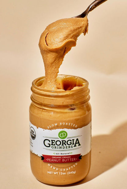 Georgia Grinders 64oz Bulk Tub of Organic Creamy Peanut Butter - (CP-CL) by Georgia Grinders