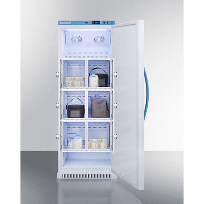 12 Cubic Foot Lactation Room Breast Milk Refrigerator With Interior Lockers