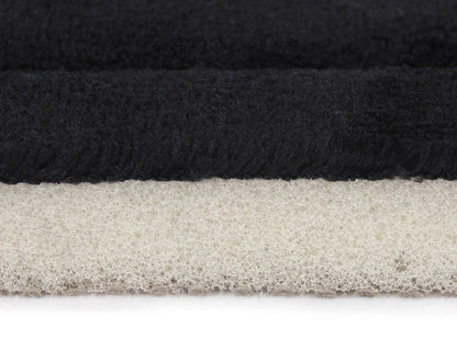 Memory Foam Bath Mat in Black, Large 21 x 34 in by The Everplush Company