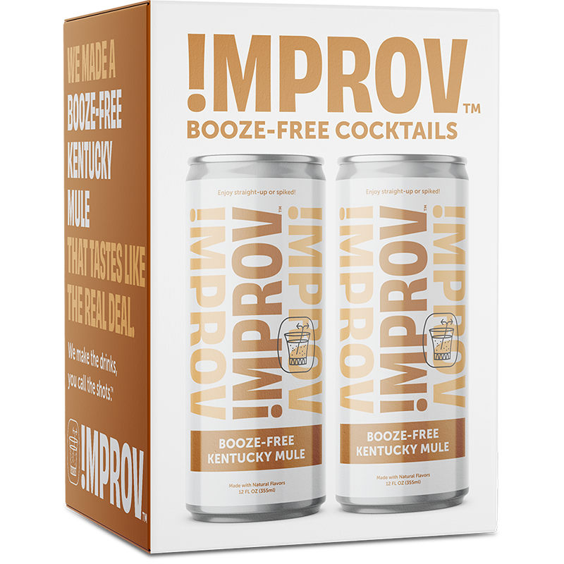 Booze-Free Kentucky Mule 8 Pack by IMPROV Booze-Free Cocktails