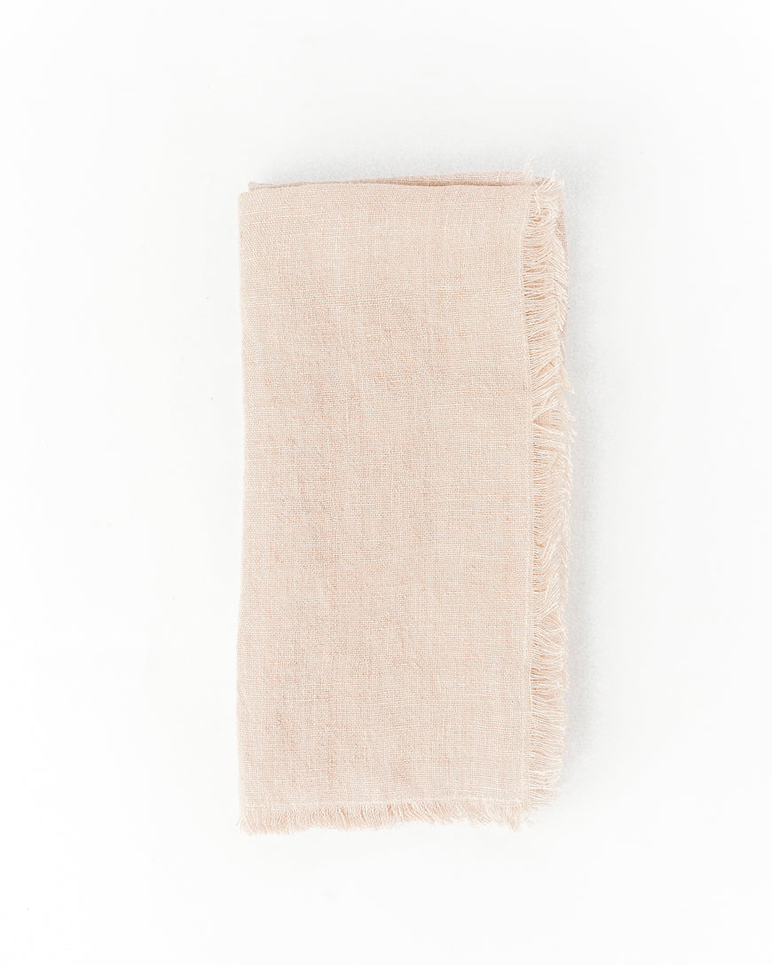 Stone Washed Linen Dinner Napkins by Creative Women