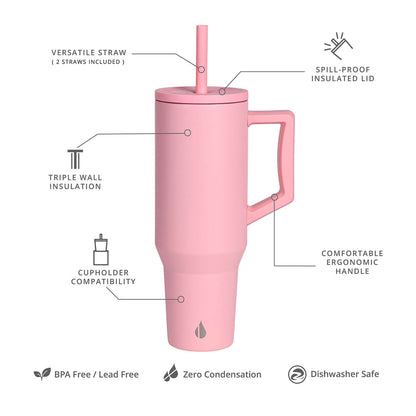 Commuter 40oz Tumbler - Rose