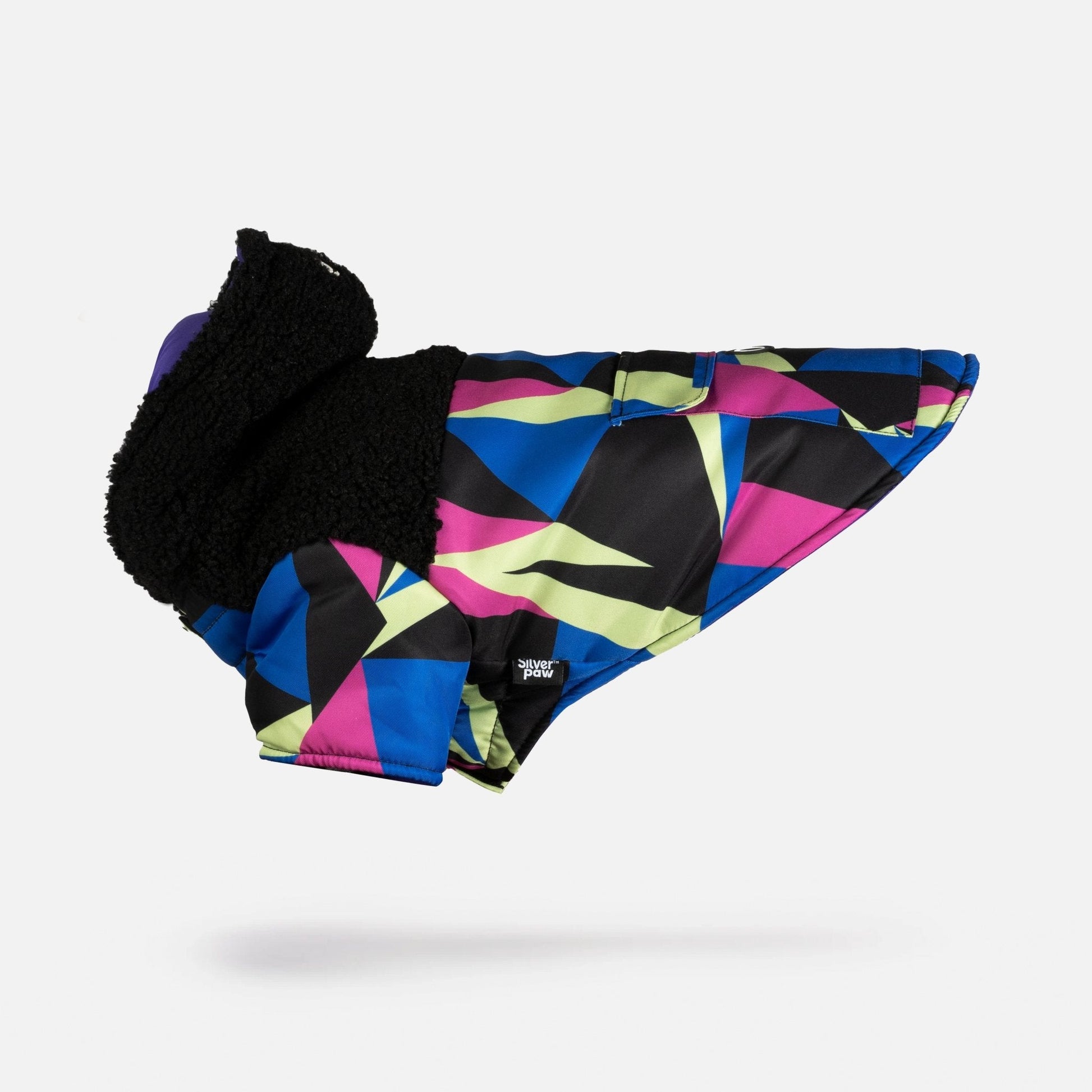 Ingo Dog Jacket  Water-Resistant Winter Coat with Poop Bag Dispenser & Sherpa Lining