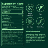 Max Strength Brain Boost Gummies  - Yuzu & Lime by Mojo | Mushroom Dosed Gummies