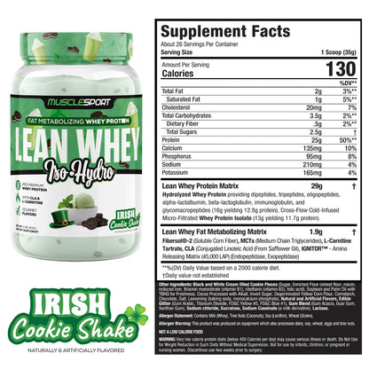 Musclesport Lean Whey ISO Hydro Gourmet Protein