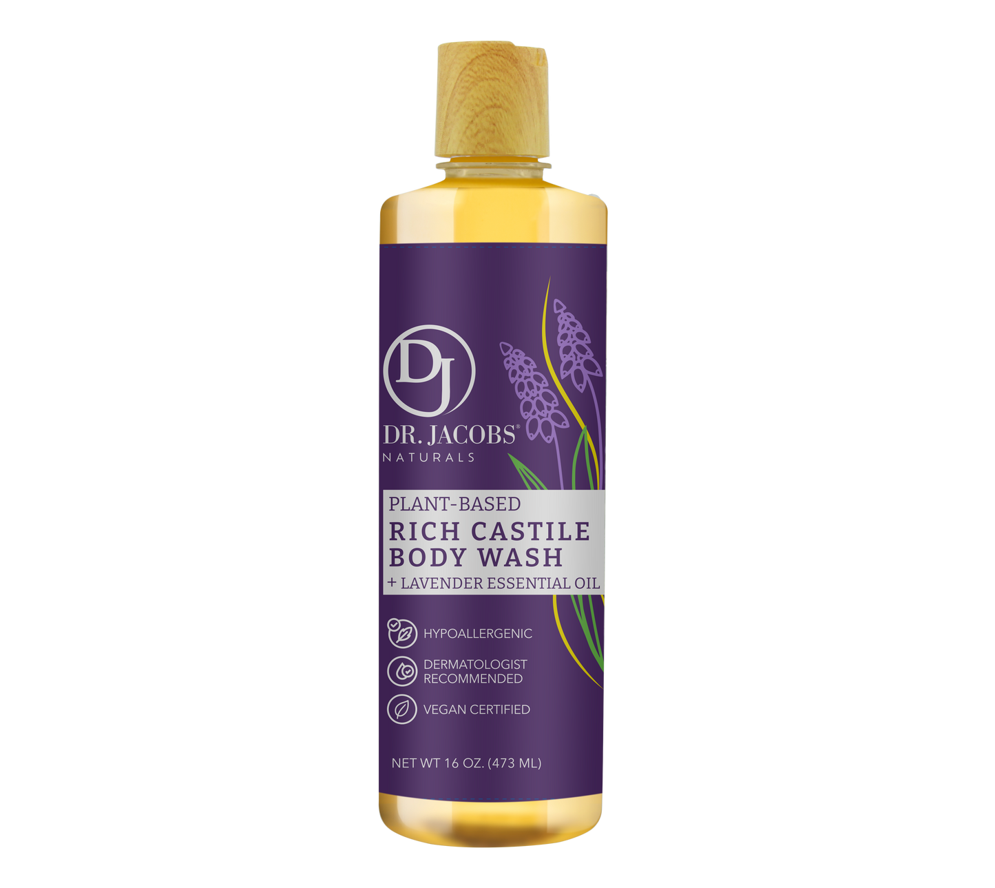 Lavender Castile Body Wash by Dr. Jacobs Naturals