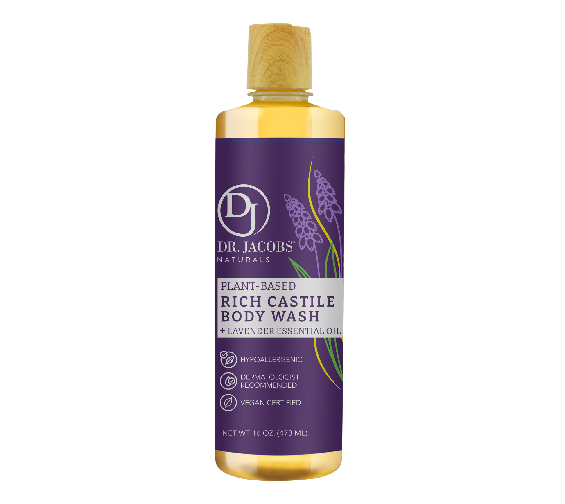 Lavender Castile Body Wash by Dr. Jacobs Naturals
