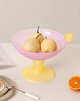 Jelly Bean Footed Tray Fruit Bowl - Whimsical Dopamine Table Setting Centerpiece