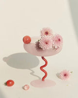 Jelly Bean Wine Glass Set - Whimsical Eclectic Dopamine Cocktail Coupe