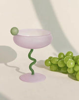Jelly Bean, Whimsical Toasting Glasses, Wine-Tasting Drinking Coupe Glass for Celebrations