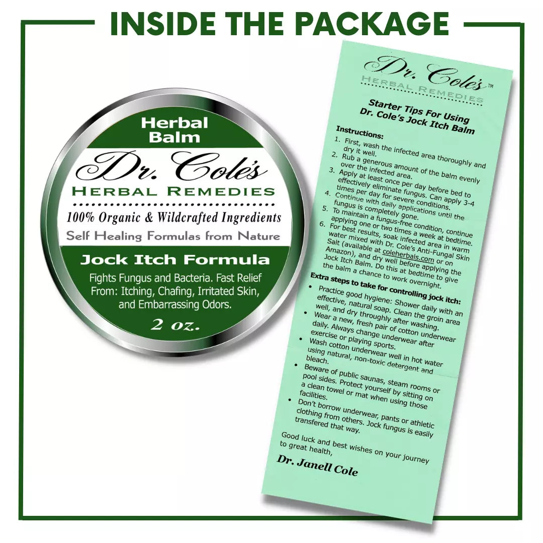10 - Dr. Cole's Organic Jock Itch Ointment