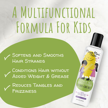 Maya Mari Kids with Curls and Coils Essential Kit 2-Piece Set - Leave-In Conditioner and Curl Cream by  Los Angeles Brands