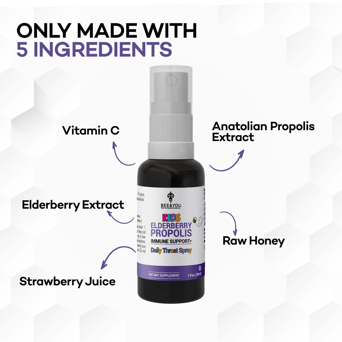 Elderberry+Propolis Kids Daily Throat Spray