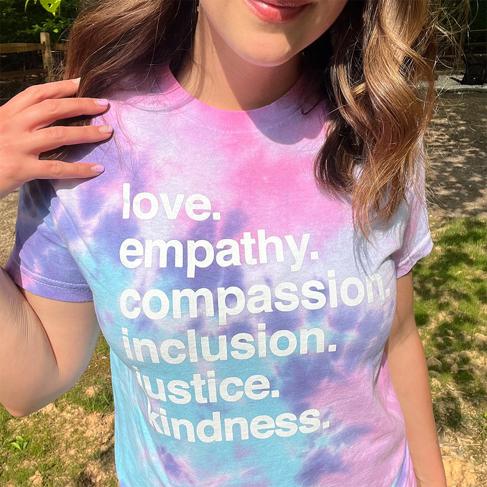 Kindness is' Tie Dye Classic Tee by Kind Cotton