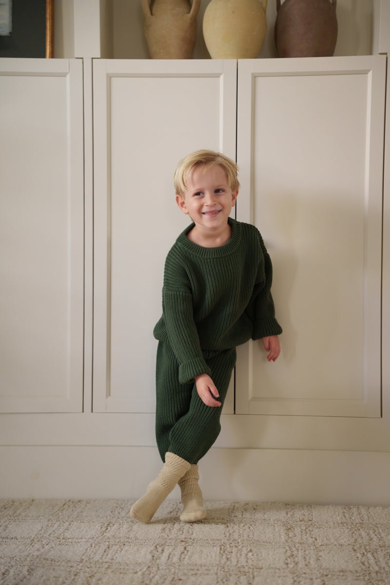 Knit Jogger Set