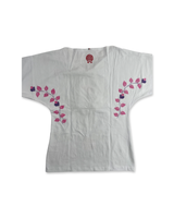 Mandala Women's Short Sleeve Shirt, White