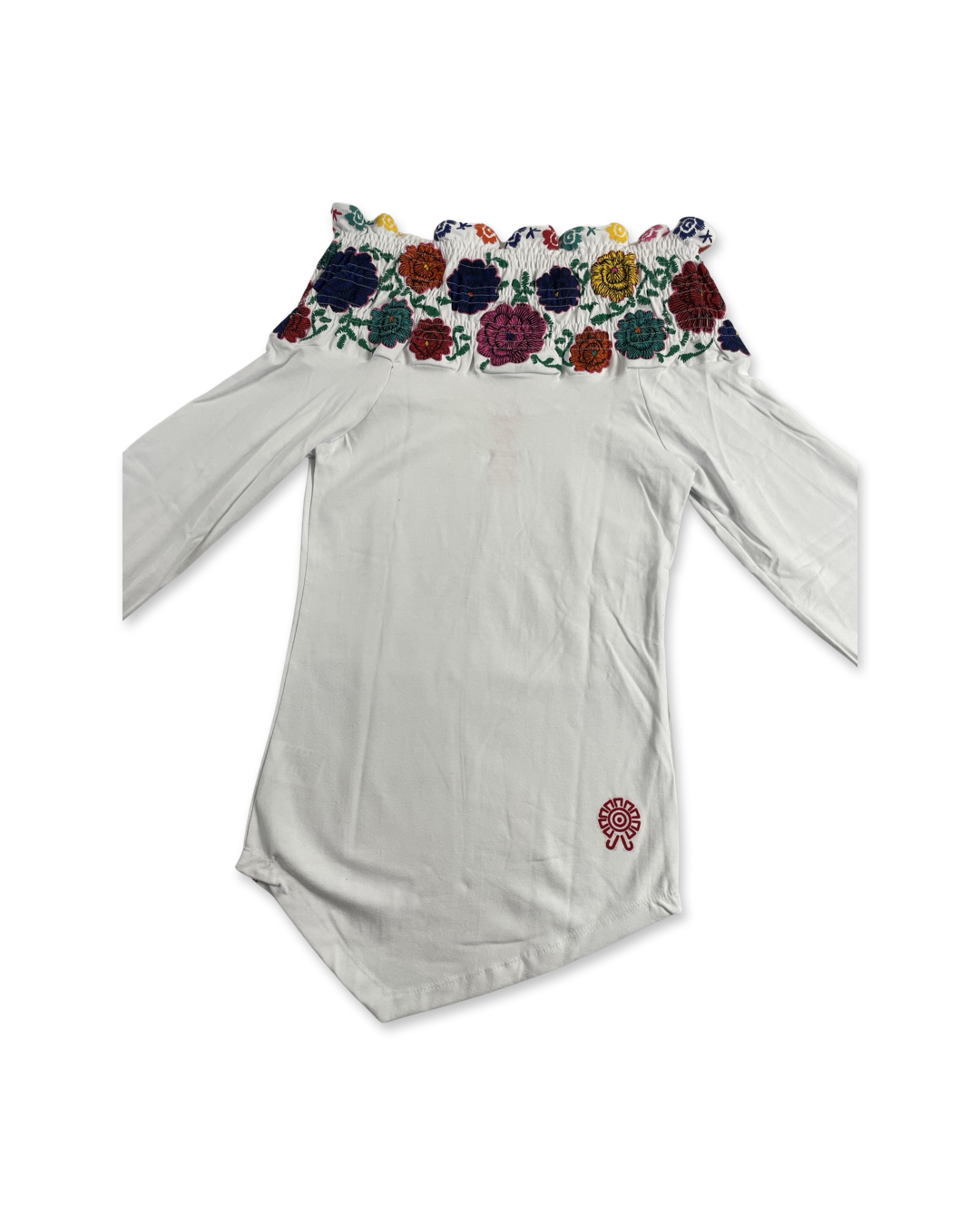 Flower Huipil Women's Long Sleeve and Collar