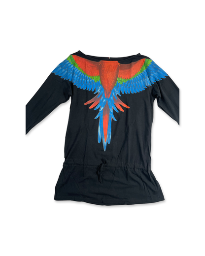 Macaw Women's Long Sleeve Shirt, Black