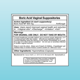 Flower Power® Boric Acid Suppositories (30ct/ea) by FlowerPower™ Feminine Health