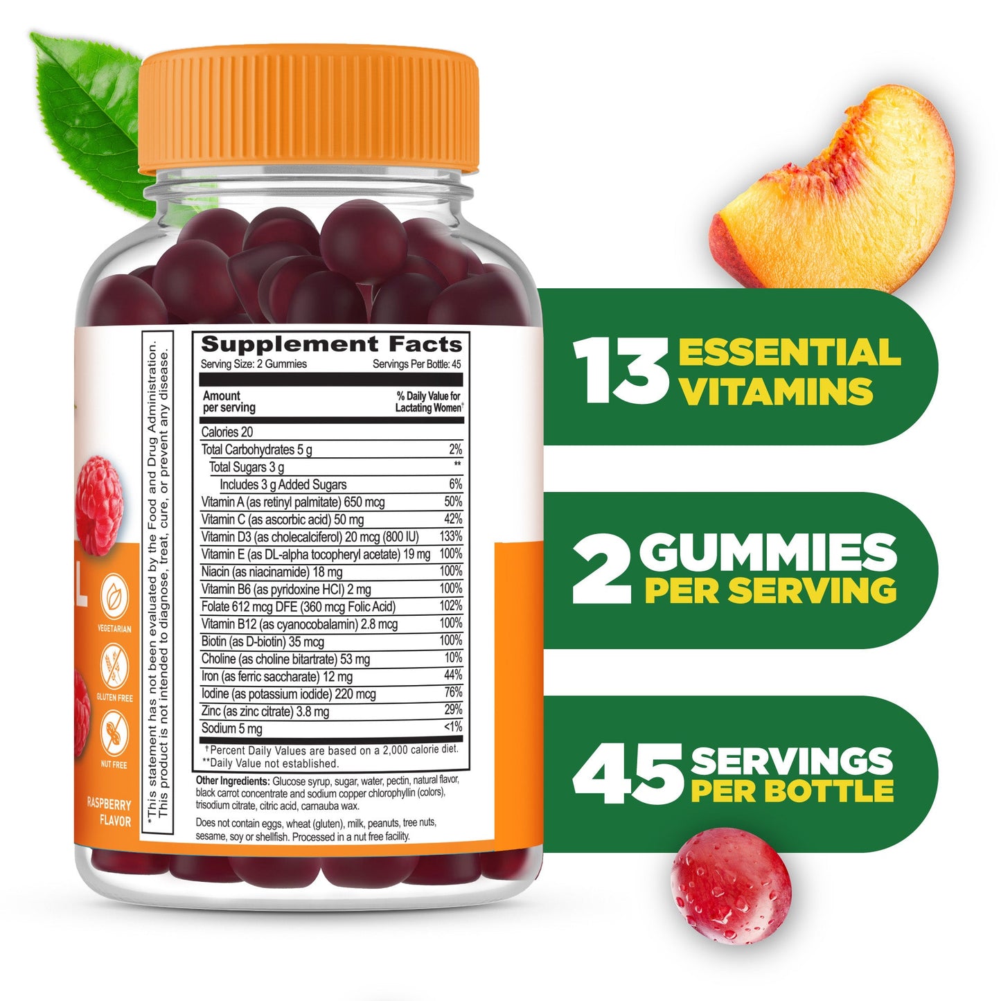 Postnatal Vitamins For Women Breastfeeding Gummies