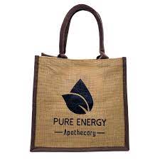 Pure Energy Apothecary Keepsake Jute Tote (Large) by Pure Energy Apothecary