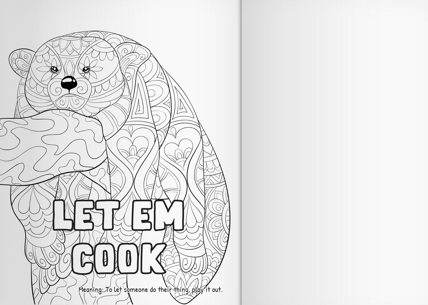 Mood Enhancing Coloring Book Vol. 3 - Teen Slang Edition