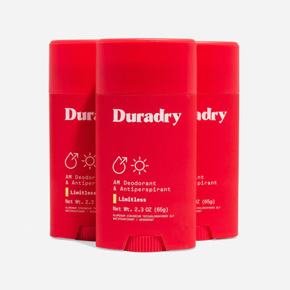 Duradry Antiperspirant Deodorant Stick (3-Pack)