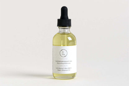 Lavender Body Oil with CBD, Natural Moisturizing Body Oil (THC free)