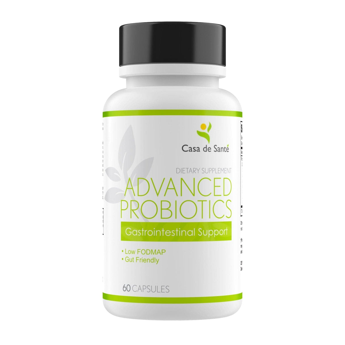 Low FODMAP Advanced Probiotics for IBS & SIBO| Gut Friendly, Vegan, non-GMO| Gluten/Dairy/Soy Free