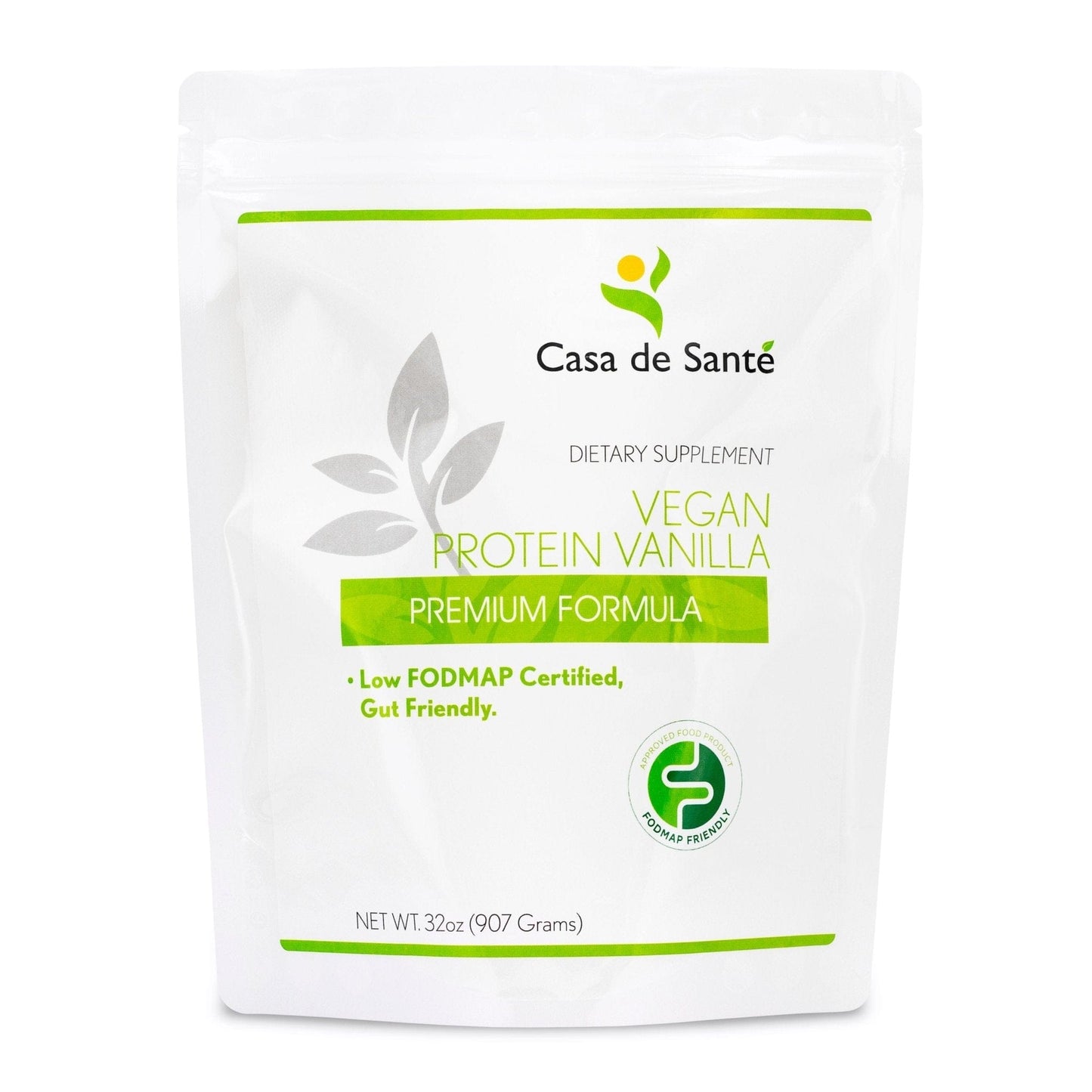 Low FODMAP Certified Elemental Vegan Protein Powder Gut Friendly, Gluten, Dairy, Soy, Grain & Sugar Free Keto Paleo Low Carb No Seed Oil + Superfoods