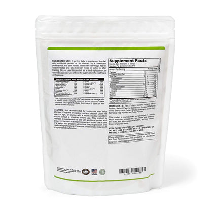 Low FODMAP Certified Elemental Vegan Protein Powder Gut Friendly, Gluten, Dairy, Soy, Grain & Sugar Free Keto Paleo Low Carb No Seed Oil + Superfoods