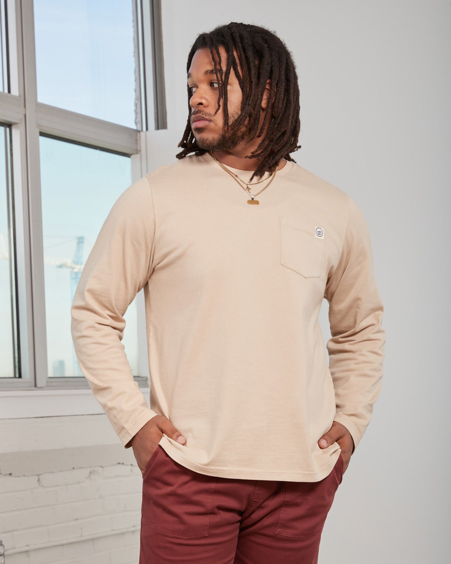 Organic Long-Sleeve Pocket Tee by United By Blue