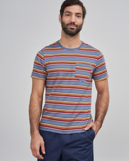 Organic Striped Pocket Tee by United By Blue