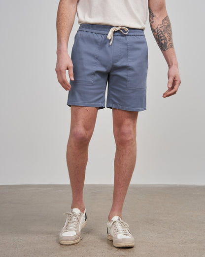 Organic Twill Pull-On Short - 7" by United By Blue