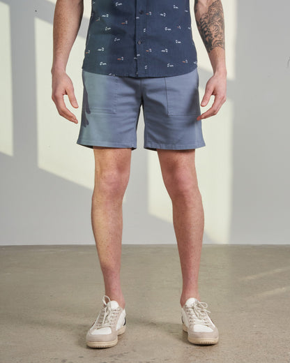 Organic Twill Pull-On Short - 7" by United By Blue