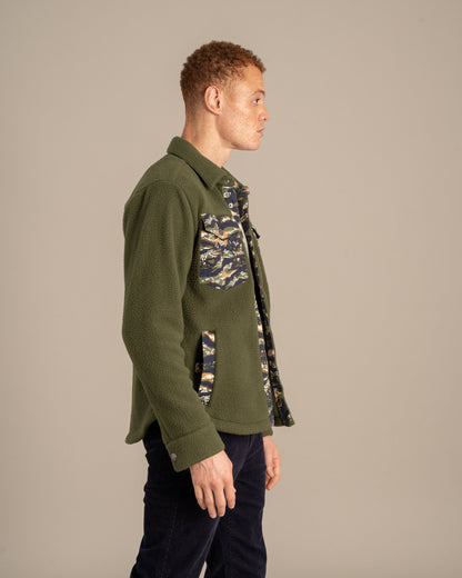 Recycled Sherpa Shirt Jacket by United By Blue