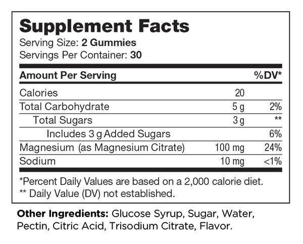 Magnesium Gummies Apple