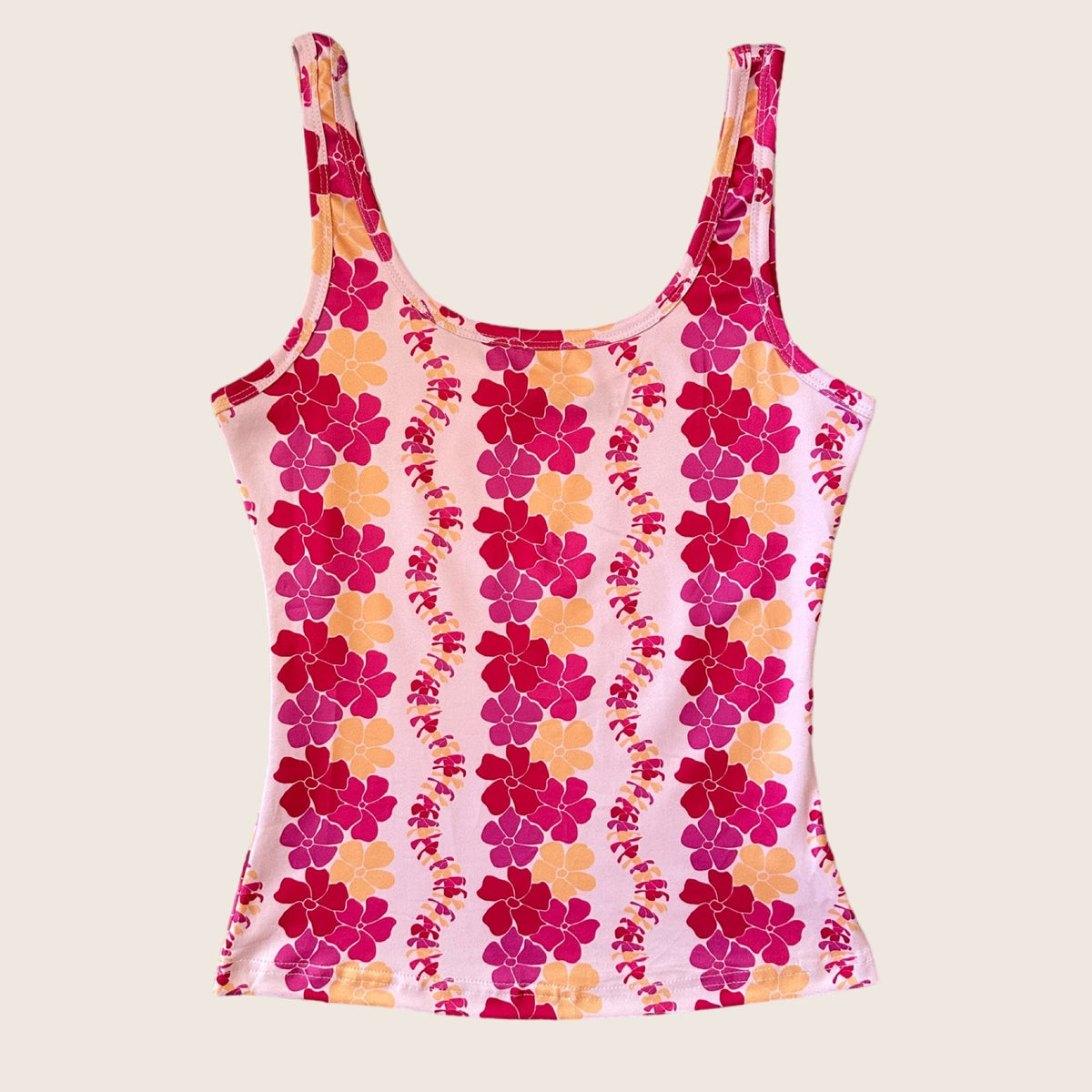 Magenta Puakenikeni Womens Tank