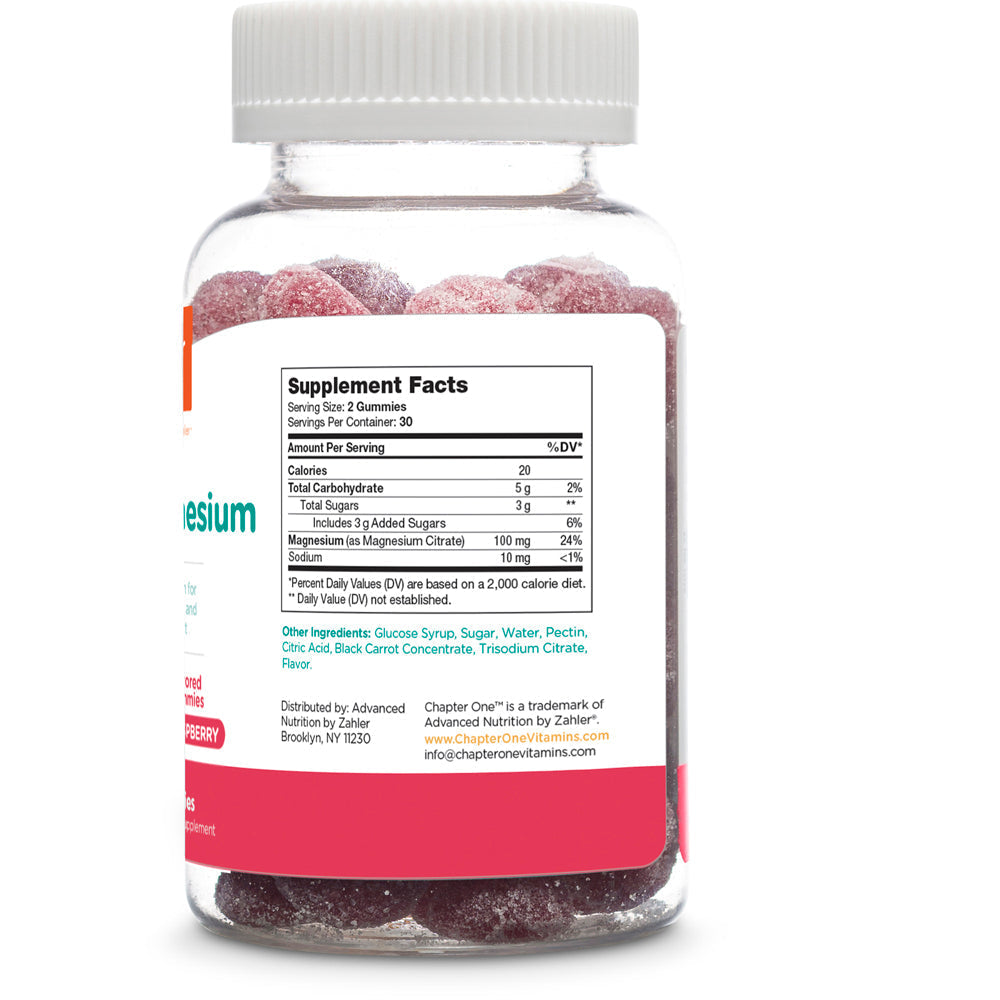 Magnesium Gummies Raspberry