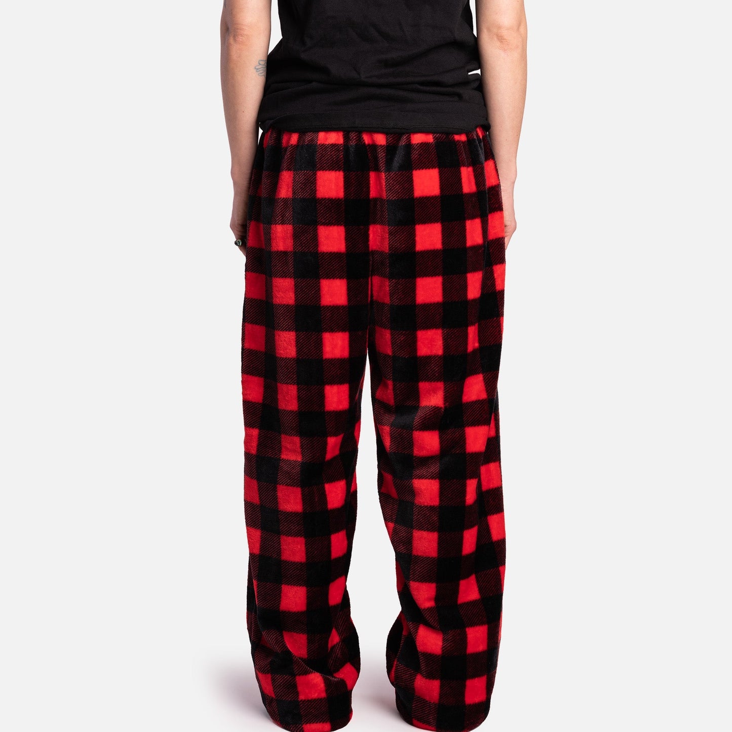 Matching Human Pajama - Buffalo Plaid Red